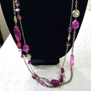 Lane Bryant 2 strand bead necklace